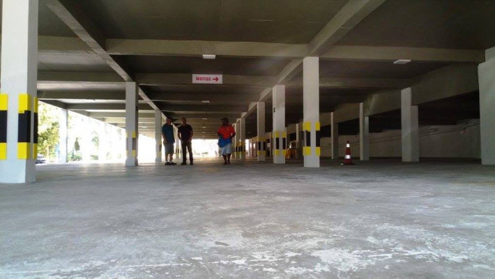 Inauguração do estacionamento coberto