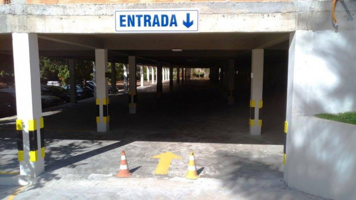 Inauguração do estacionamento coberto