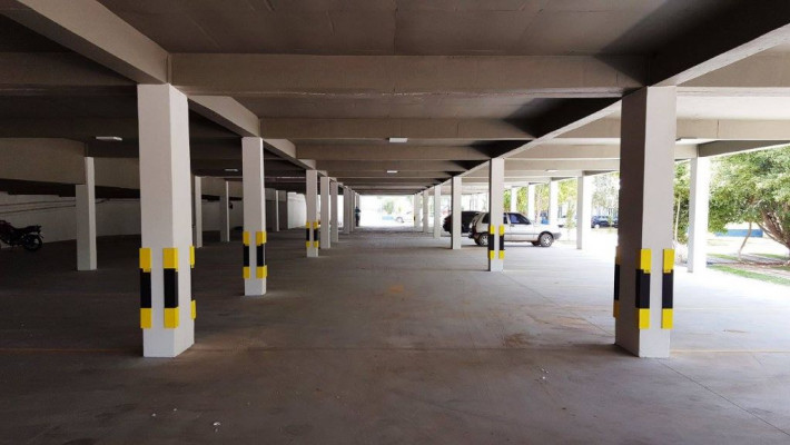 Inauguração do estacionamento coberto