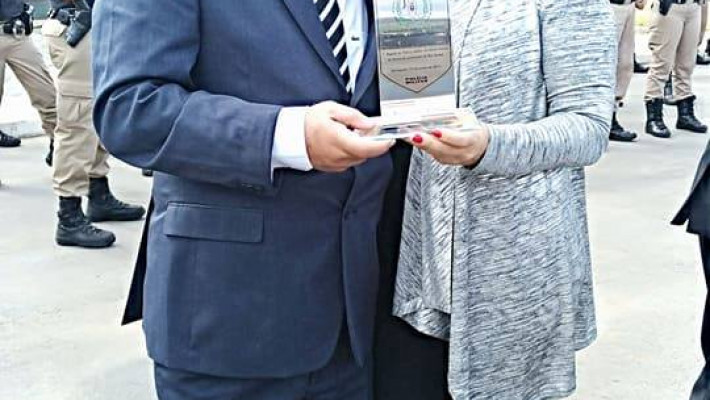 Homenagem da Polícia Militar de MG ao presidente Marcone Valadares