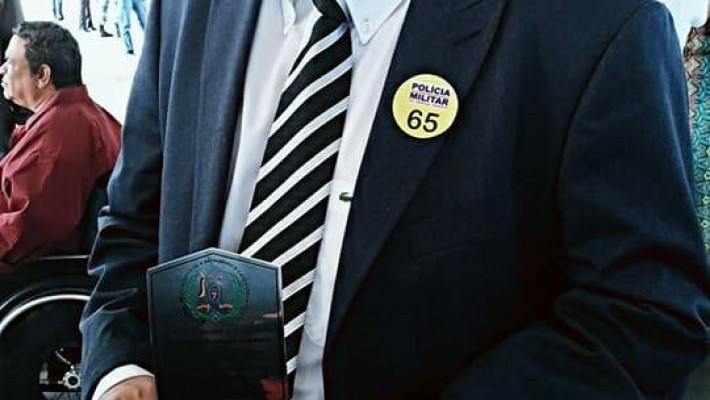 Homenagem da Polícia Militar de MG ao presidente Marcone Valadares