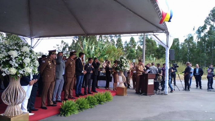 Homenagem da Polícia Militar de MG ao presidente Marcone Valadares