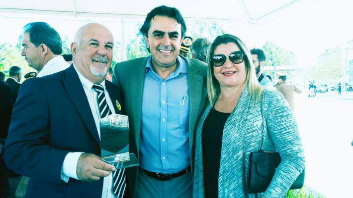 Homenagem da Polícia Militar de MG ao presidente Marcone Valadares