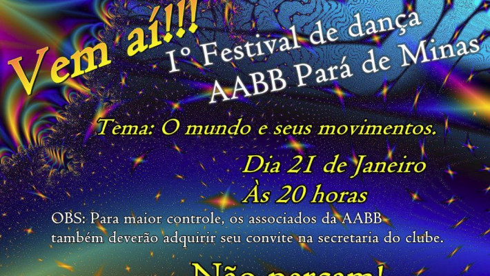 Primeiro Festival de Danças da AABB
