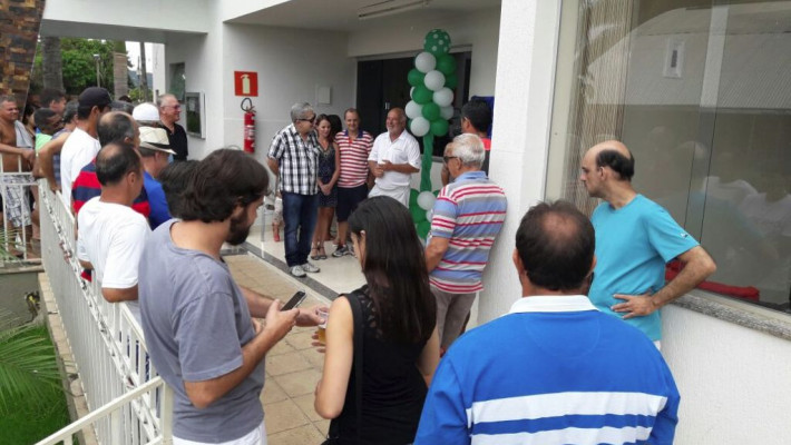 Inauguração sala de sinuca