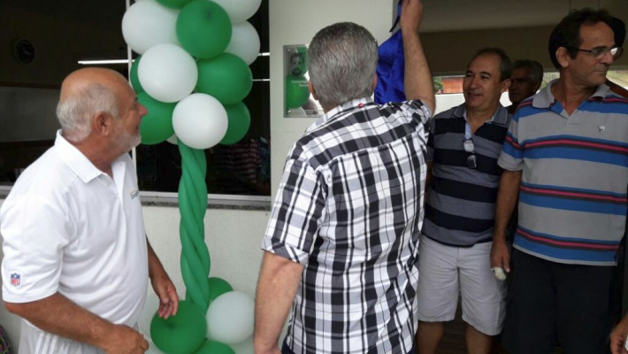 Inauguração sala de sinuca