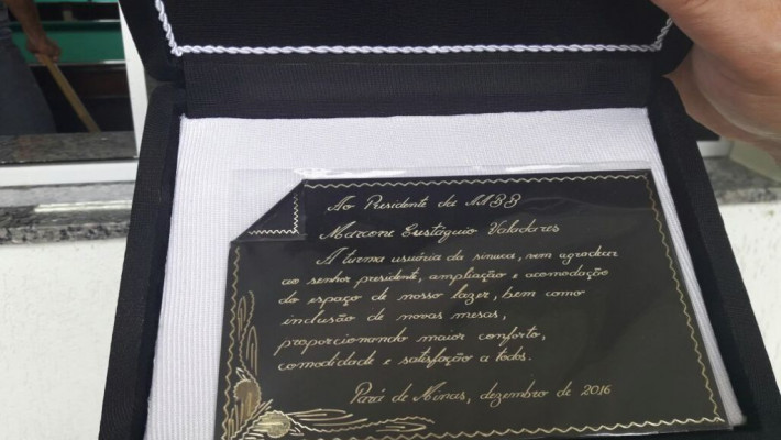 Inauguração sala de sinuca