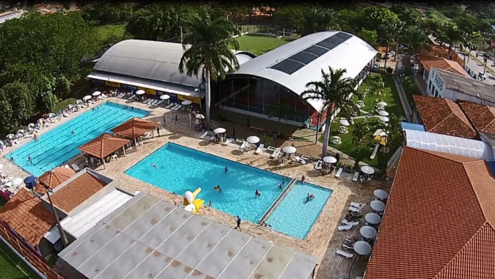 VISTA AÉREA CLUBE AABB PARÁ DE MINAS