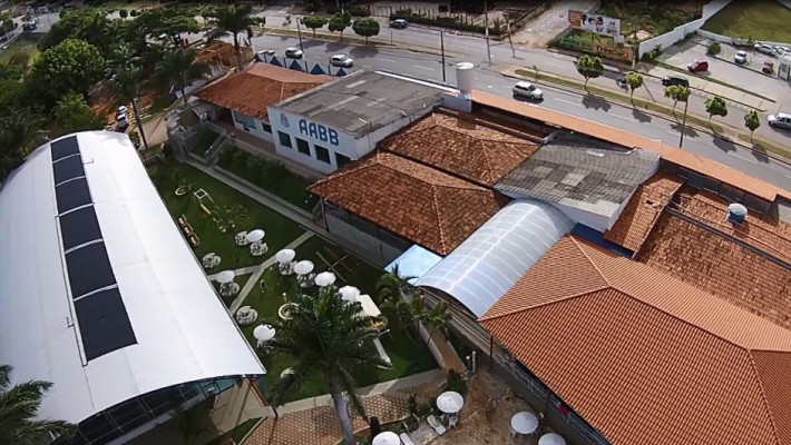 VISTA AÉREA CLUBE AABB PARÁ DE MINAS