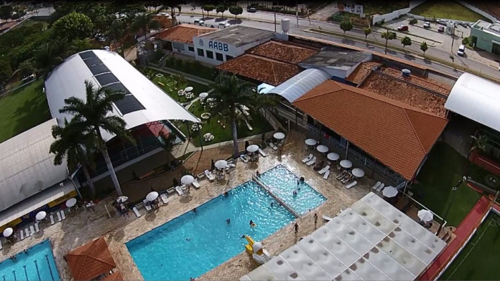 VISTA AÉREA CLUBE AABB PARÁ DE MINAS