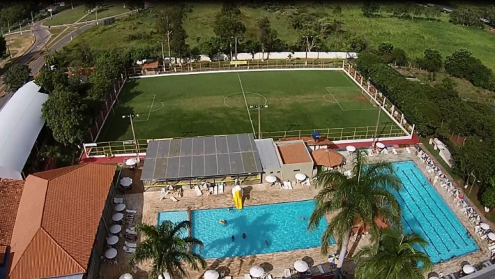 VISTA AÉREA CLUBE AABB PARÁ DE MINAS