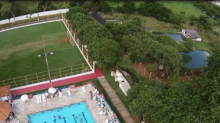 VISTA AÉREA CLUBE AABB PARÁ DE MINAS