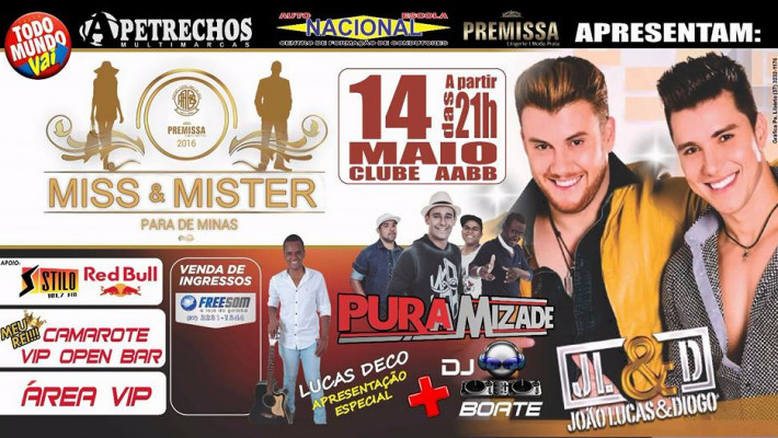 MISS E MISTER PARÁ DE MINAS