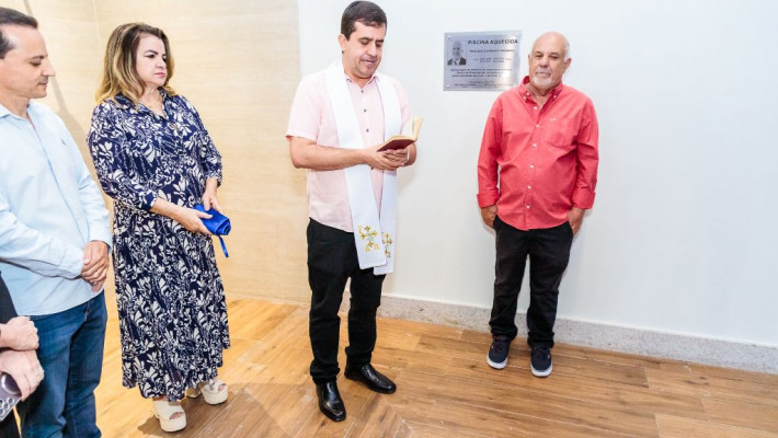 INAUGURAÇÃO DA PISCINA AQUECIDA