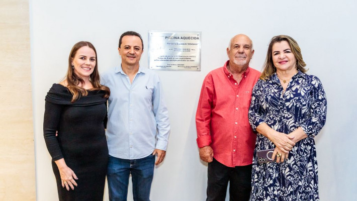 INAUGURAÇÃO DA PISCINA AQUECIDA