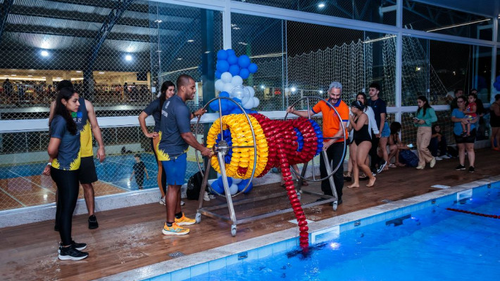 INAUGURAÇÃO DA PISCINA AQUECIDA