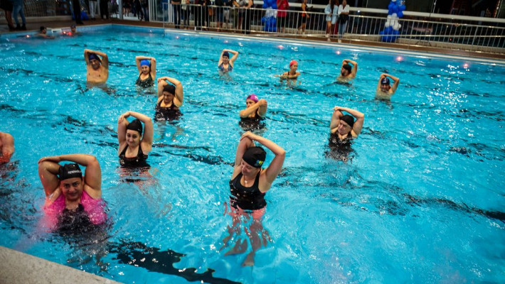 INAUGURAÇÃO DA PISCINA AQUECIDA