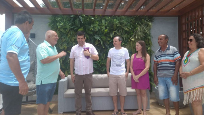 CONFRATERNIZAÇÃO DOS SÓCIOS e INAUGURAÇÃO DO NOVO PALCO NA ÁREA DA PISCINA