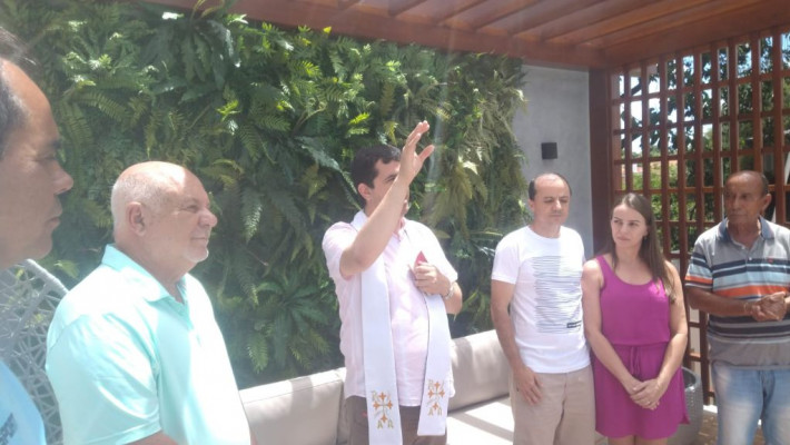 CONFRATERNIZAÇÃO DOS SÓCIOS e INAUGURAÇÃO DO NOVO PALCO NA ÁREA DA PISCINA