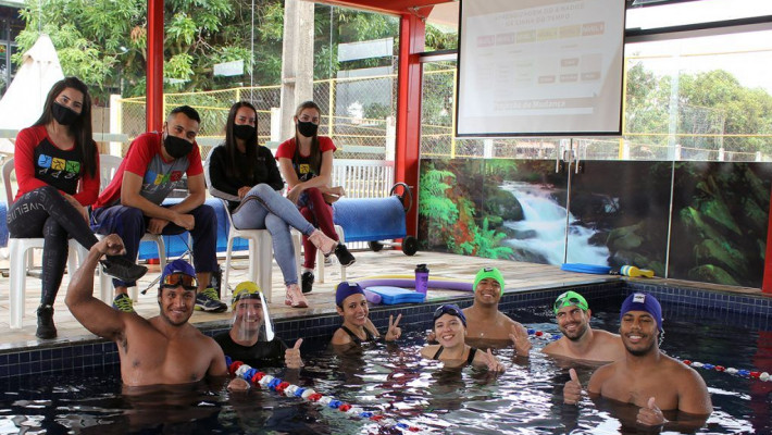 2º Treinamento AABB Pará de Minas – Natação – Sistema Positivo