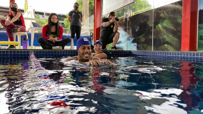 2º Treinamento AABB Pará de Minas – Natação – Sistema Positivo